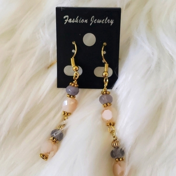 Handcrafted rhinestone & bead necklace set - Picture 8 of 8